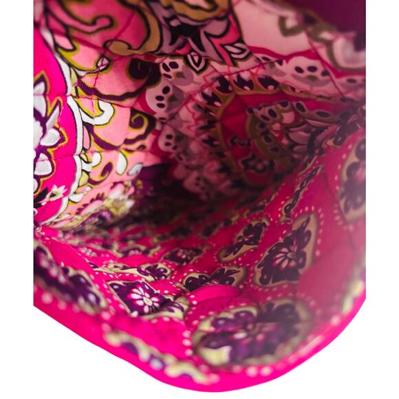 Vera Bradley, VERA TOTE, Very Berry Paisley Quilted Tote Shoulder Bag, NWT Pink - Picture 8 of 8